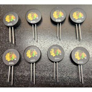 Chicago Blackhawks Corn Cob Forks Set Of 8